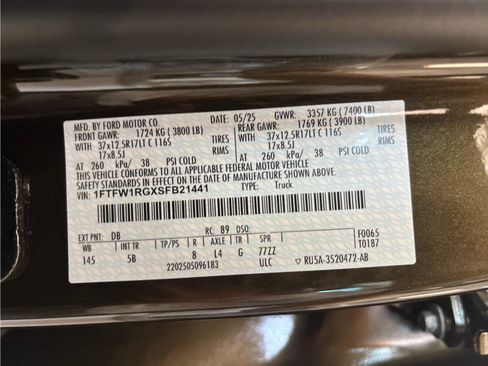 Used 2025 Ford F150 Raptor AWD/4WD image 31