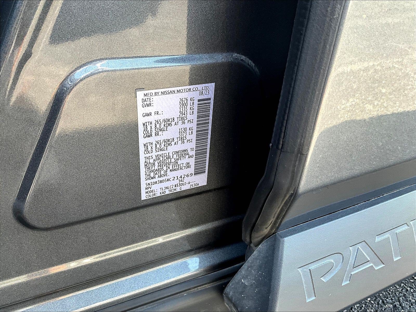Used 2024 Nissan Pathfinder Rock Creek AWD/4WD image 19