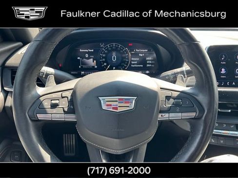 Used 2022 Cadillac CT4 V w/ LPO, ONYX Package AWD/4WD image 24