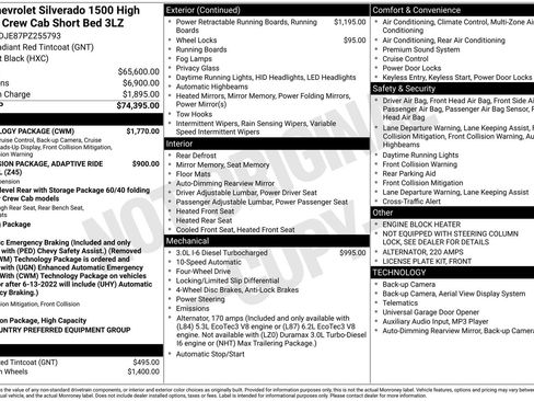 Certified 2023 Chevrolet Silverado 1500 High Country w/ Technology Package AWD/4WD image 27