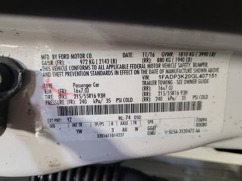 Used 2016 Ford Focus SE FWD image 33