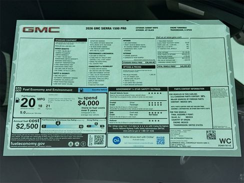 New 2026 GMC Sierra 1500 Pro w/ Pro Value Package image 18