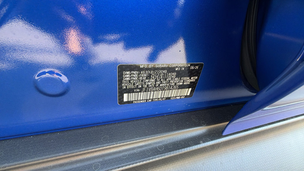 New 2026 Subaru WRX Premium AWD/4WD image 33