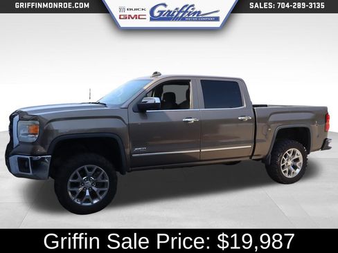 Used 2015 GMC Sierra 1500 SLT w/ SLT Crew Cab Value Package AWD/4WD image 2