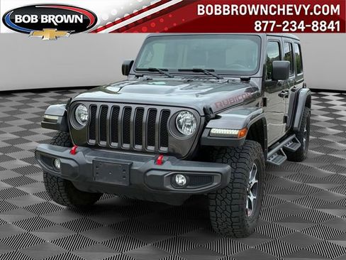 Used 2021 Jeep Wrangler Unlimited Rubicon w/ Cold Weather Group AWD/4WD image 1