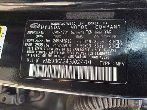 Used 2016 Hyundai Tucson Limited w/ Option Group 03 AWD/4WD image 27