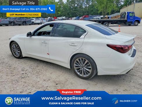 Used 2022 INFINITI Q50 Luxe w/ Cargo Package RWD image 3
