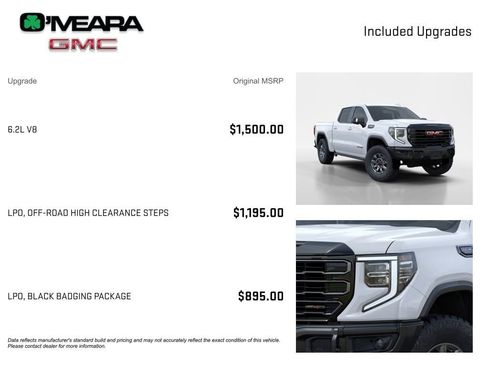 New 2026 GMC Sierra 1500 AT4X w/ LPO, Black Badging Package image 4