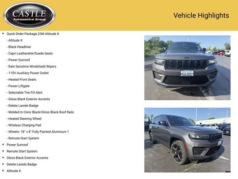 Used 2023 Jeep Grand Cherokee Altitude AWD/4WD image 4