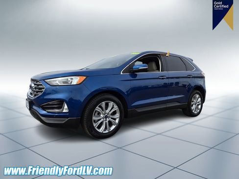 Certified 2021 Ford Edge Titanium w/ Class II Trailer Tow Package image 2