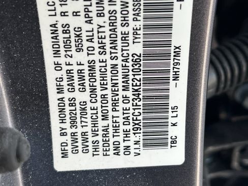 Used 2019 Honda Civic EX image 30