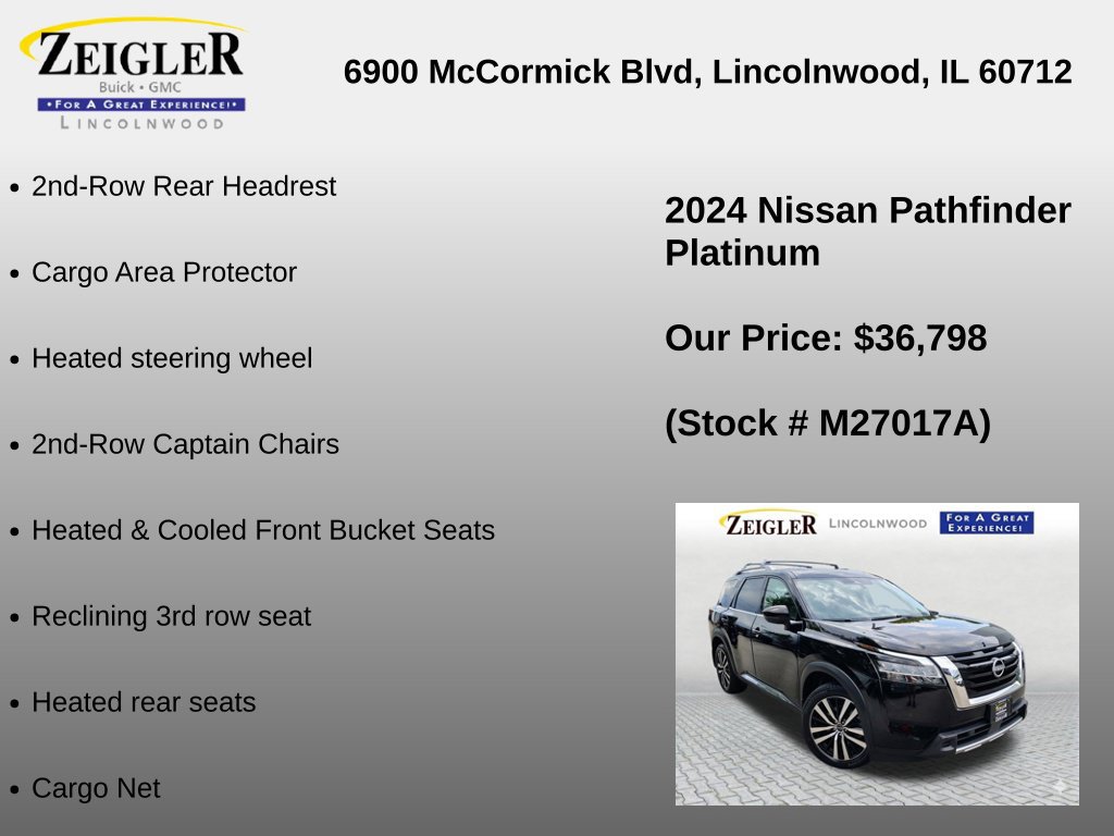 Used 2024 Nissan Pathfinder Platinum AWD/4WD image 18