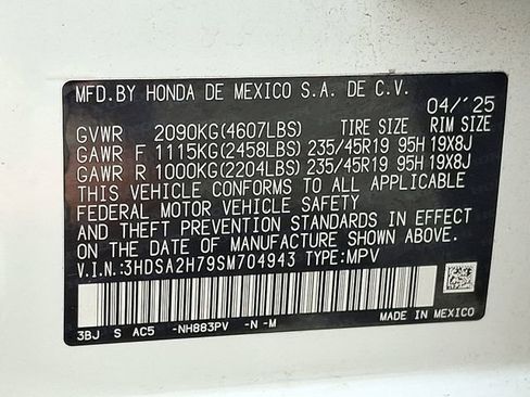 Certified 2025 Acura ADX A-Spec AWD/4WD image 29
