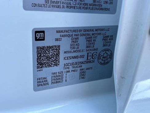 Used 2022 Chevrolet Silverado 1500 High Country w/ Technology Package image 29