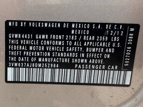 Used 2013 Volkswagen Jetta Hybrid Sedan FWD image 12