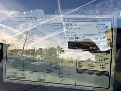 New 2026 Honda Odyssey Elite image 33