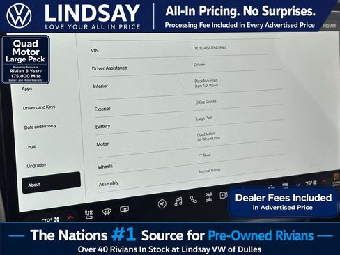 Used 2023 Rivian R1S Adventure AWD/4WD image 25