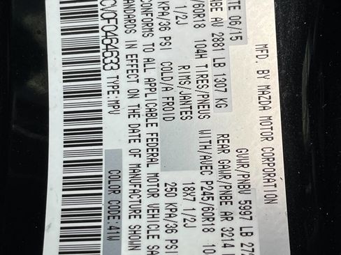 Used 2015 MAZDA CX-9 Touring w/ Touring Technology Package image 17