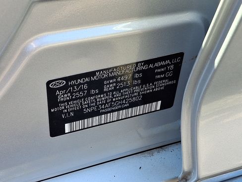 Used 2016 Hyundai Sonata Sport w/ Option Group 03 FWD image 27