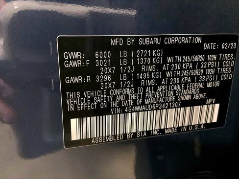 Certified 2023 Subaru Ascent Limited w/ Technology Package image 34