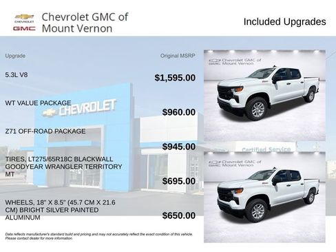 New 2026 Chevrolet Silverado 1500 W/T w/ WT Value Package AWD/4WD image 6