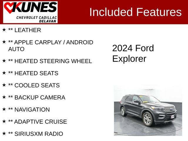 Used 2024 Ford Explorer Limited AWD/4WD image 3