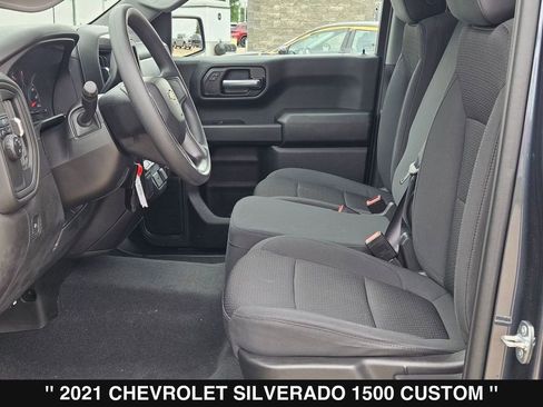 Used 2021 Chevrolet Silverado 1500 Custom w/ LPO, Dark Essentials Package RWD image 11