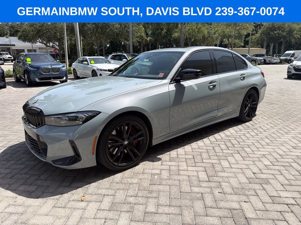 Certified 2023 BMW 330i Sedan w/ M Sport Package RWD image 3