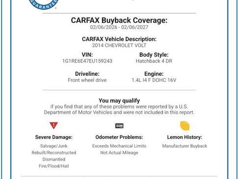 Used 2014 Chevrolet Volt image 2