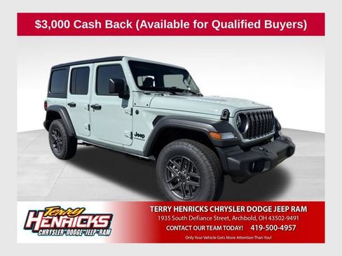 New 2026 Jeep Wrangler Unlimited Sport AWD/4WD image 1