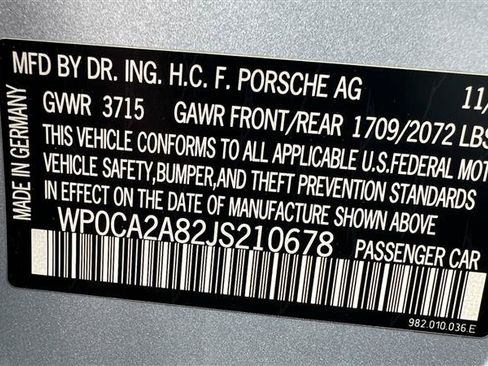 Used 2018 Porsche 718 Boxster RWD image 51
