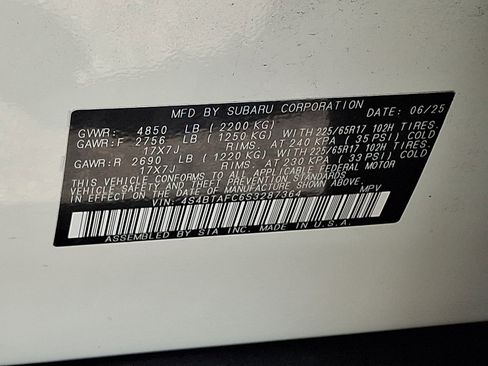 Certified 2025 Subaru Outback Premium AWD/4WD image 27