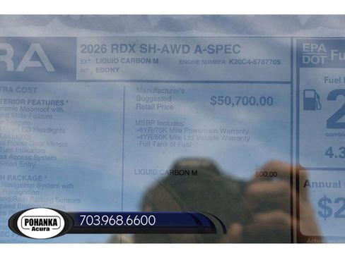 New 2026 Acura RDX A-Spec AWD/4WD image 41