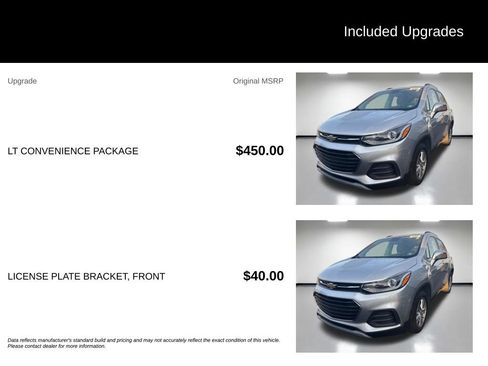 Used 2018 Chevrolet Trax LT w/ LT Convenience Package FWD image 3