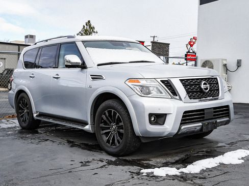 Used 2019 Nissan Armada Platinum w/ Interior Lighting Package image 2