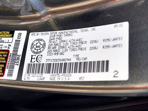 Used 2022 Toyota Tundra Capstone AWD/4WD image 15