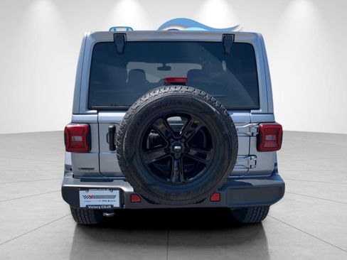 Used 2021 Jeep Wrangler Unlimited Sahara w/ Uconnect 4C Nav & Sound Group AWD/4WD image 4
