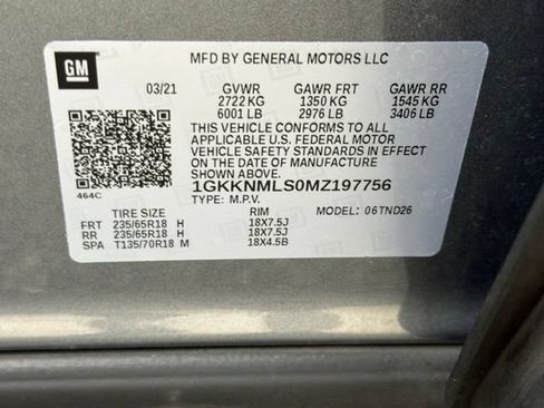 Used 2021 GMC Acadia SLT w/ Technology Package FWD image 33