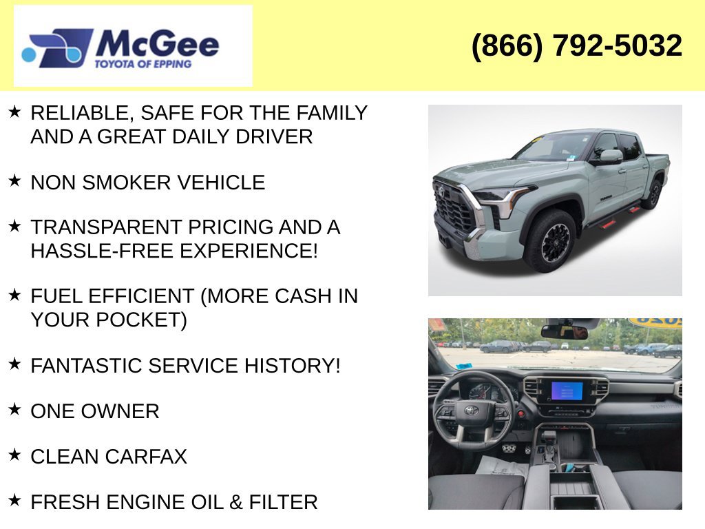 Certified 2026 Toyota Tundra SR5 w/ TRD Off-Road Package AWD/4WD image 8