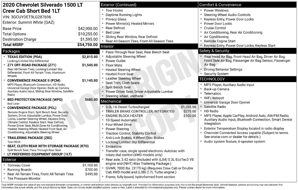 Certified 2020 Chevrolet Silverado 1500 LT w/ Texas Edition AWD/4WD image 11