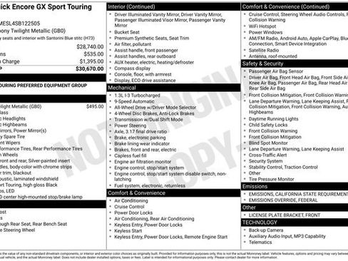 New 2025 Buick Encore GX Sport Touring image 3