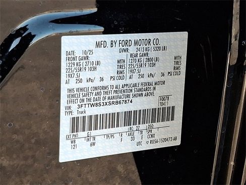 New 2025 Ford Maverick Lariat w/ Black Appearance Package image 19