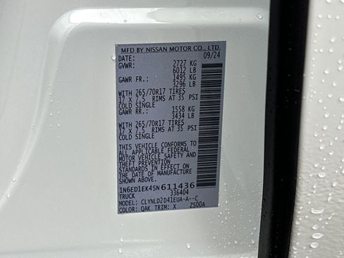 New 2025 Nissan Frontier PRO-4X AWD/4WD image 35