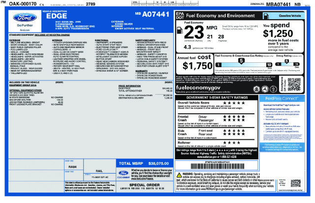 Used 2021 Ford Edge SEL AWD/4WD image 10