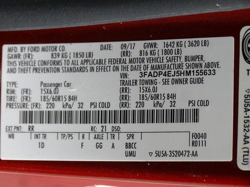 Used 2017 Ford Fiesta SE image 14