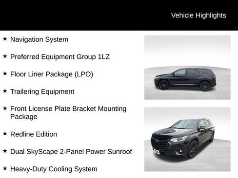 Used 2019 Chevrolet Traverse Premier w/ Redline Edition AWD/4WD image 3