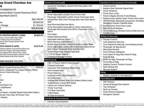 New 2024 Jeep Grand Cherokee Trailhawk w/ Advanced Protech Group II image 6