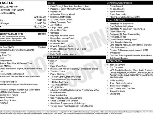 Used 2025 Kia Soul LX w/ LX Technology Package FWD image 2