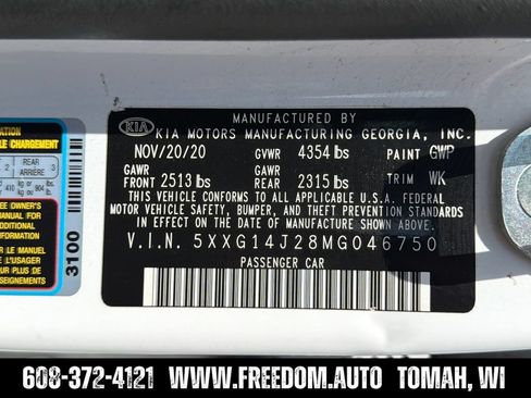 Used 2021 Kia K5 LXS FWD image 28