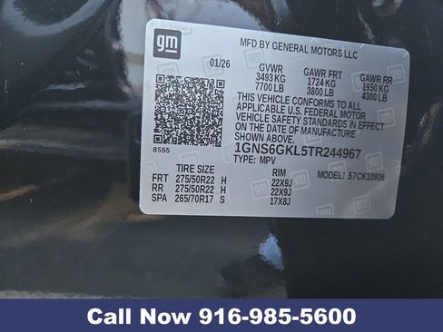 New 2026 Chevrolet Suburban High Country w/ LPO, Get Active Package image 31